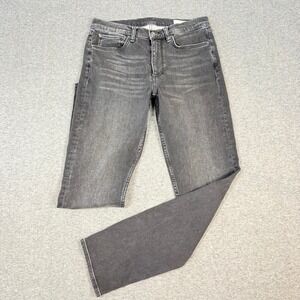 Rag & Bone Fit 2 Slim Jeans Mens 30x32 Faded Black Denim Pants